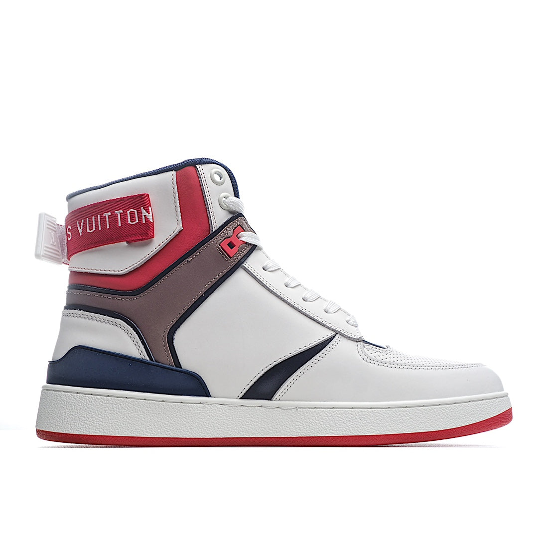 Louis Vuitton Ankle-Strap High-Top Sneakers