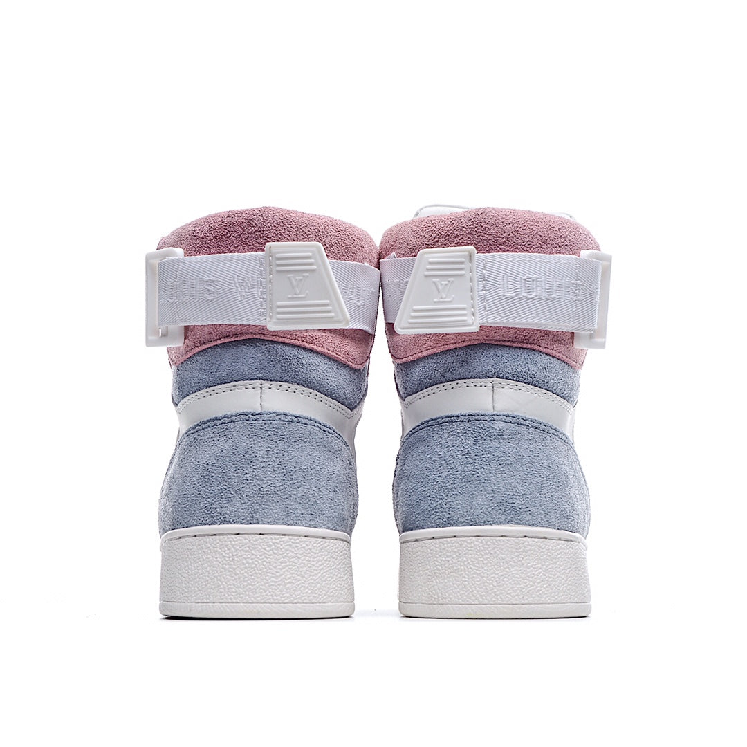 Louis Vuitton Monogram Strap High-Top Sneakers