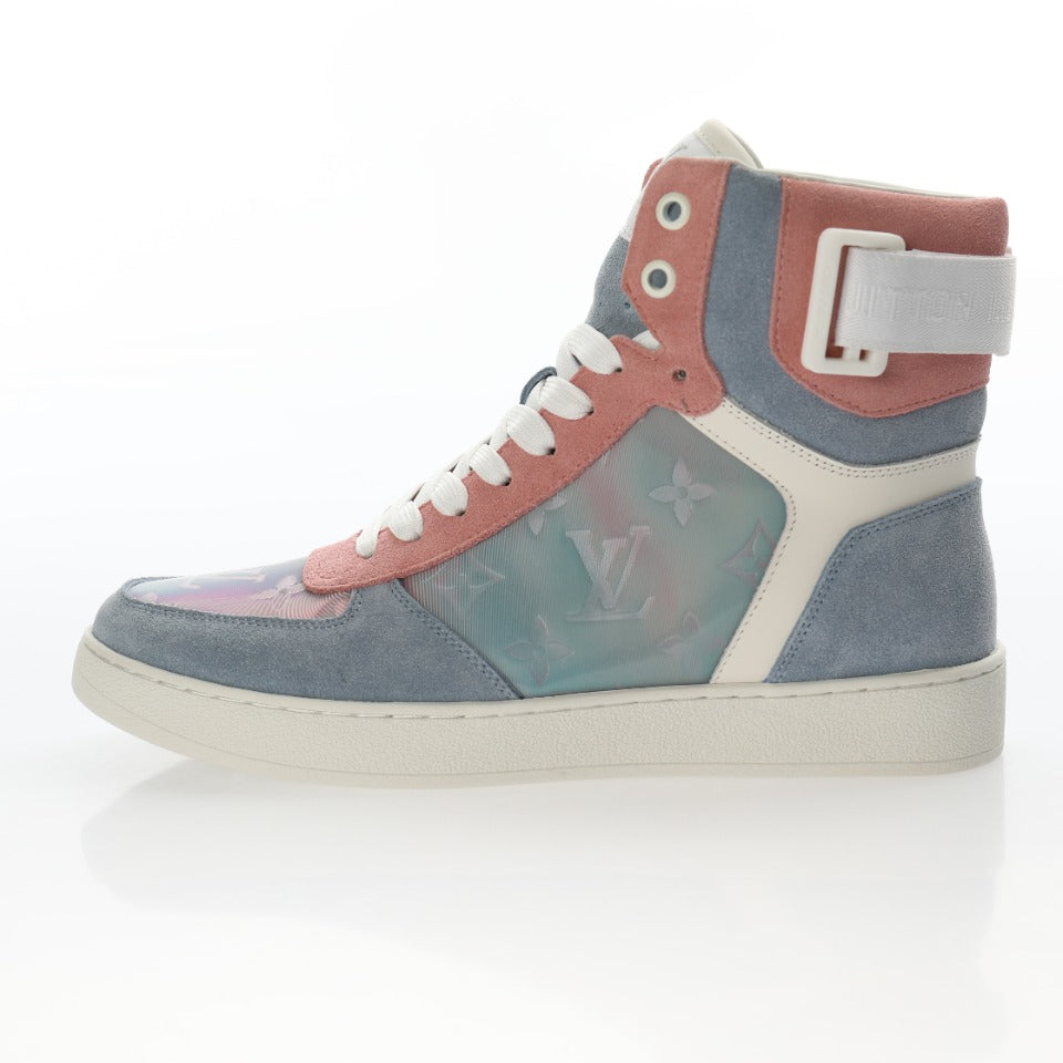 Louis Vuitton Monogram Strap High-Top Sneakers