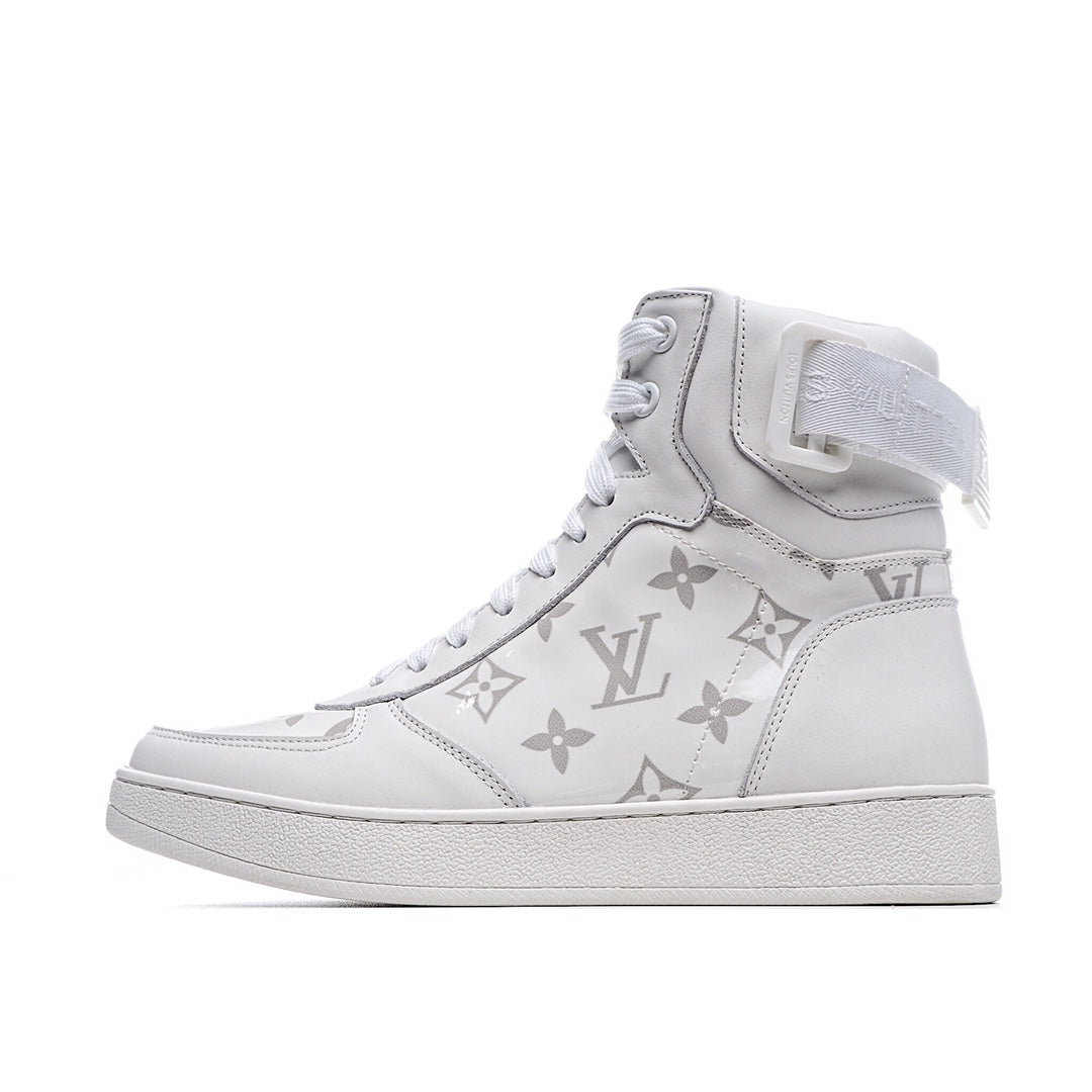 Louis Vuitton Monogram Strap High-Top Sneakers