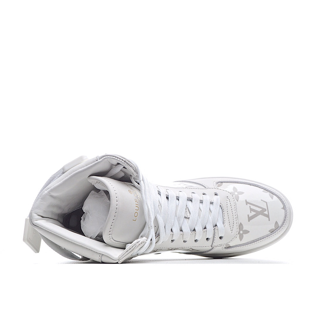 Louis Vuitton Monogram Strap High-Top Sneakers