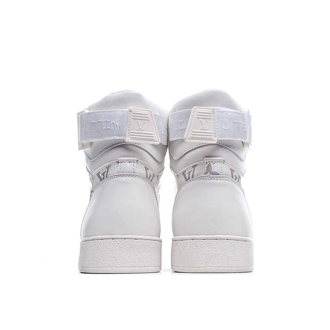 Louis Vuitton Monogram Strap High-Top Sneakers