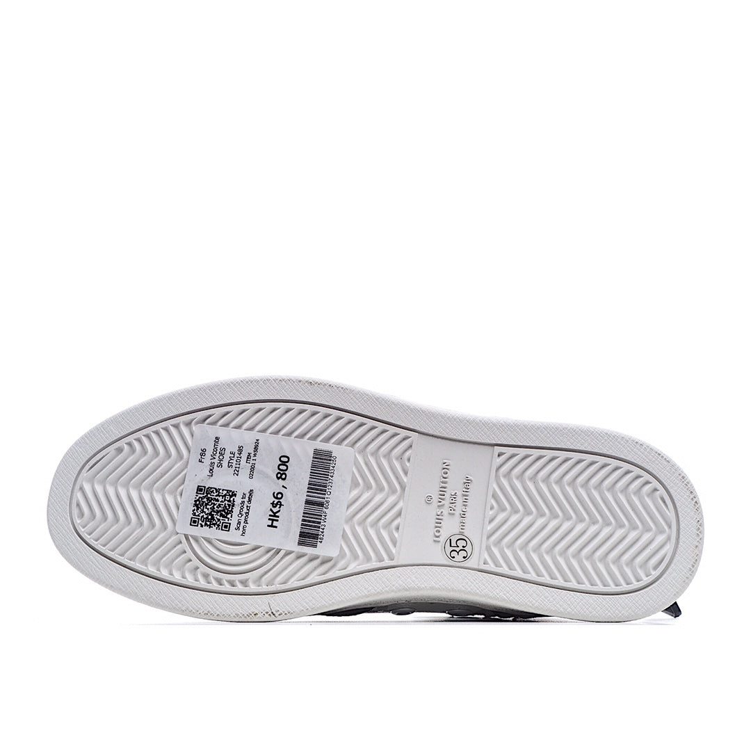 Louis Vuitton Monogram Strap High-Top Sneakers