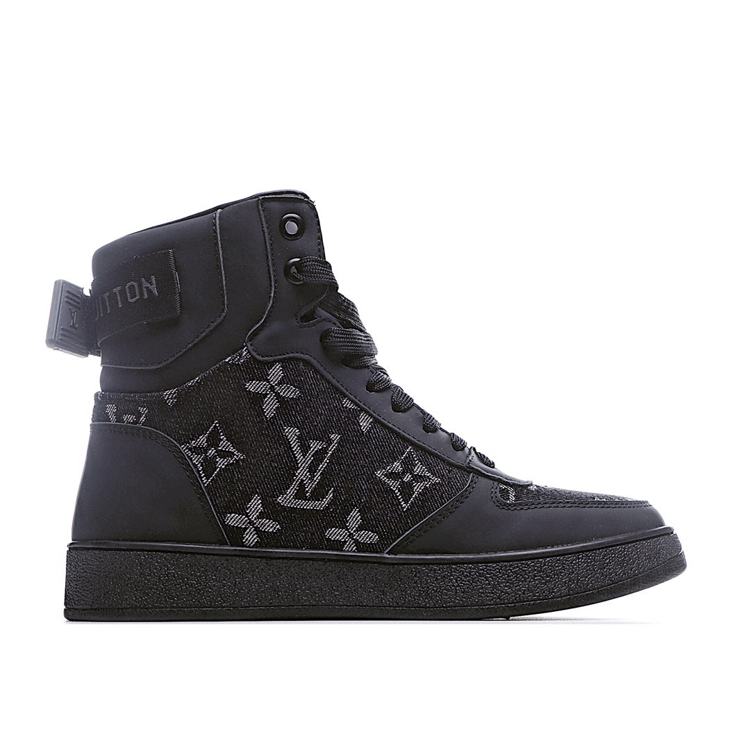 Louis Vuitton Monogram Strap High-Top Sneakers