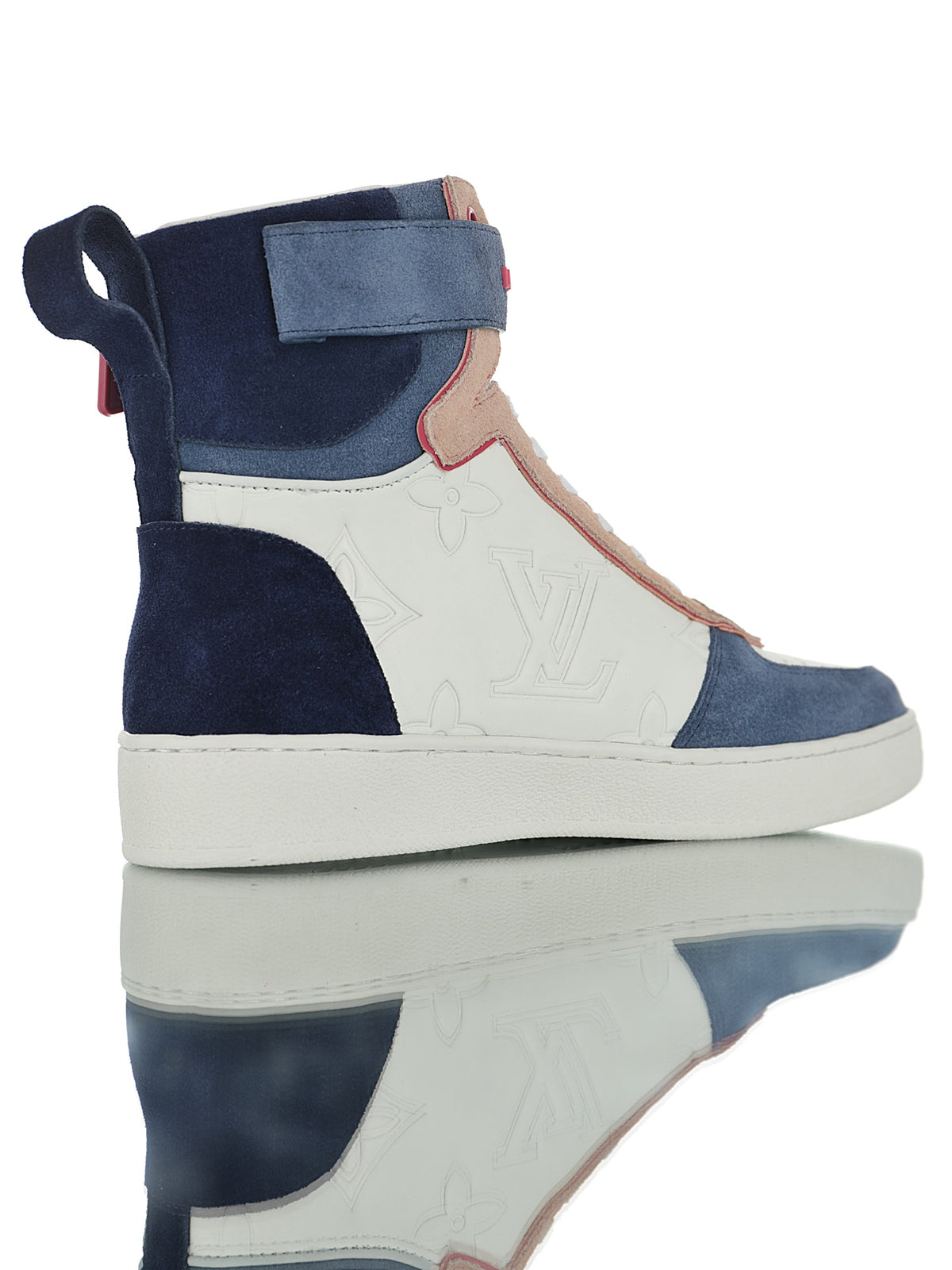 Louis Vuitton Monogram Strap High-Top Sneakers