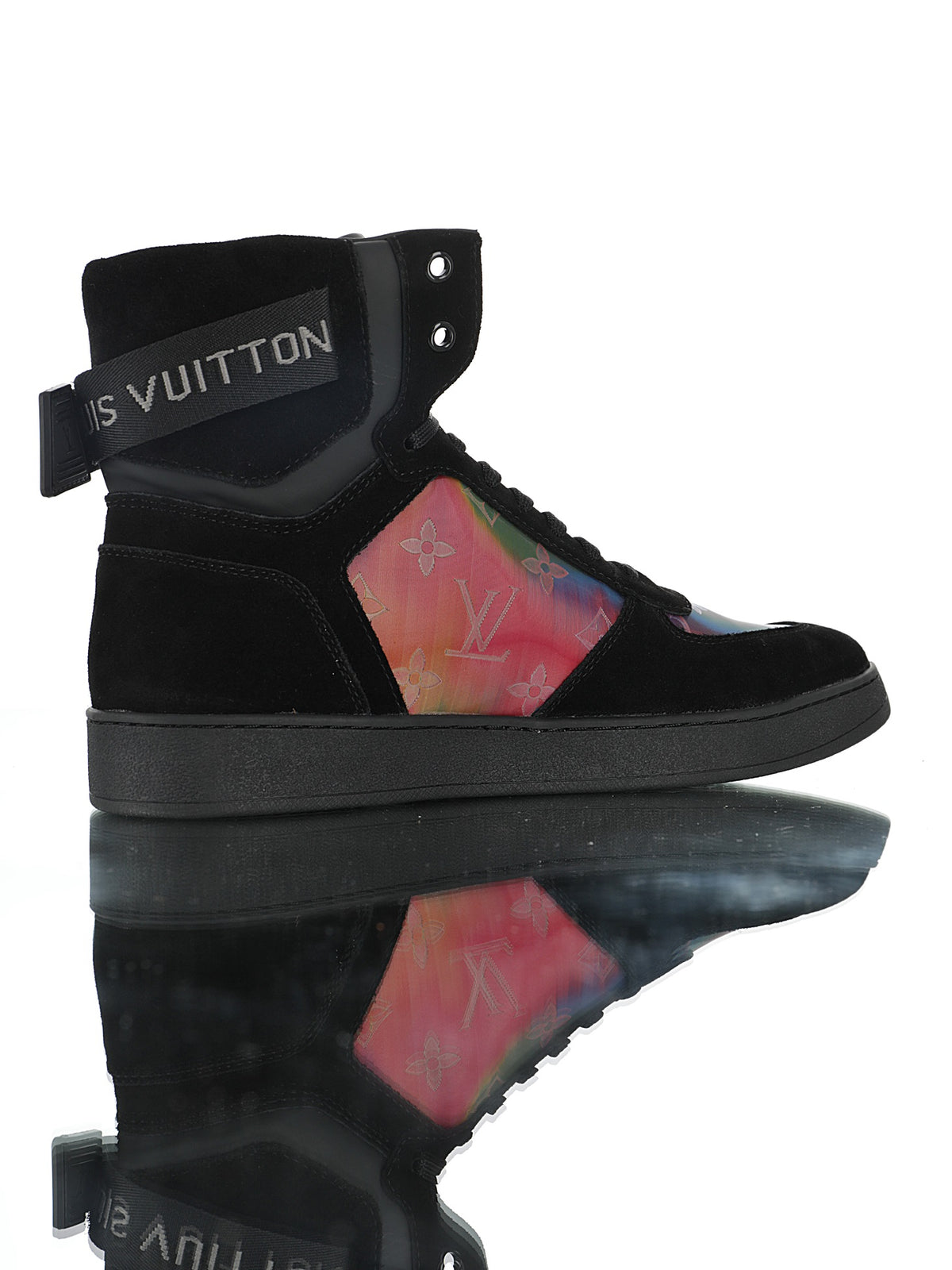 Louis Vuitton Monogram Strap High-Top Sneakers