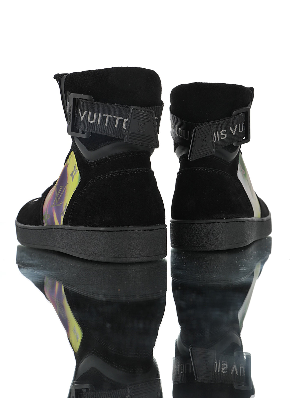 Louis Vuitton Monogram Strap High-Top Sneakers