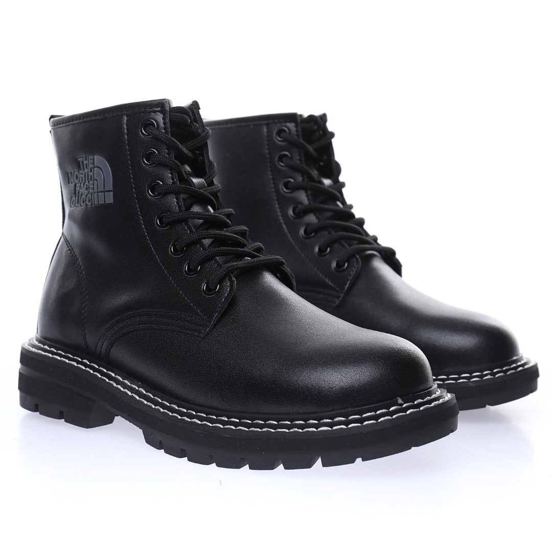 Gucci x The North Face Lace-Up Ankle Boots