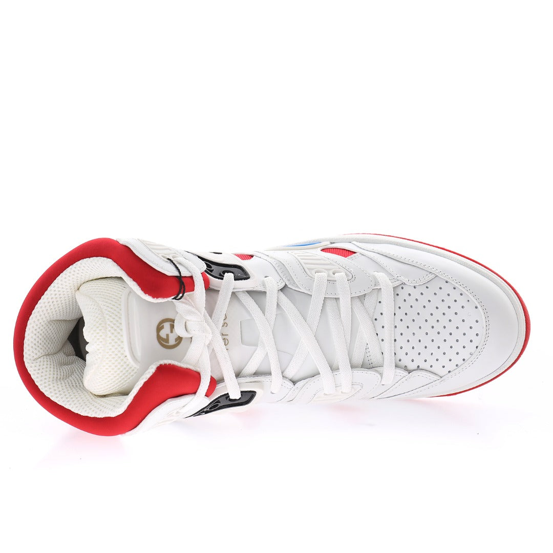 Gucci Panelled High-Top Sneakers