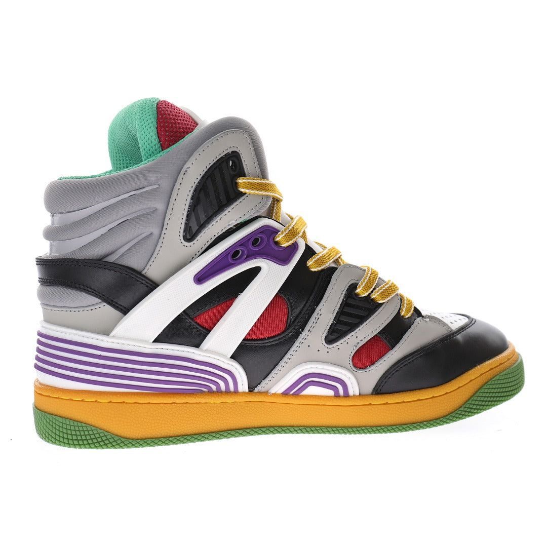 Gucci Colourblock High-Top Sneakers