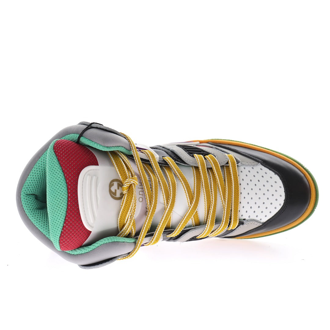 Gucci Colourblock High-Top Sneakers