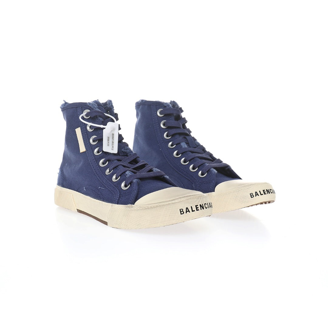 Balenciaga Distressed High-Top Sneakers