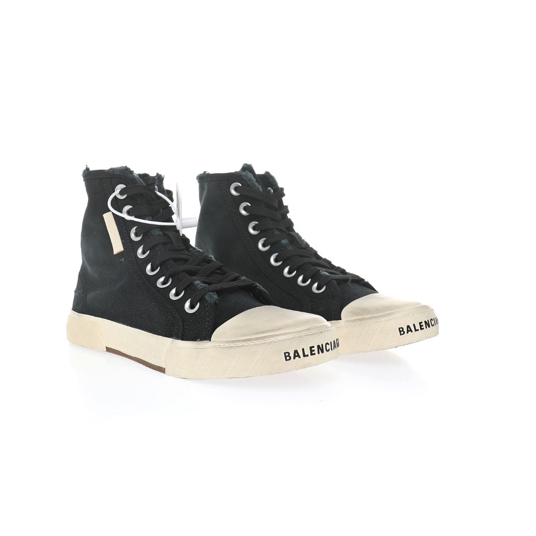 Balenciaga Distressed High-Top Sneakers