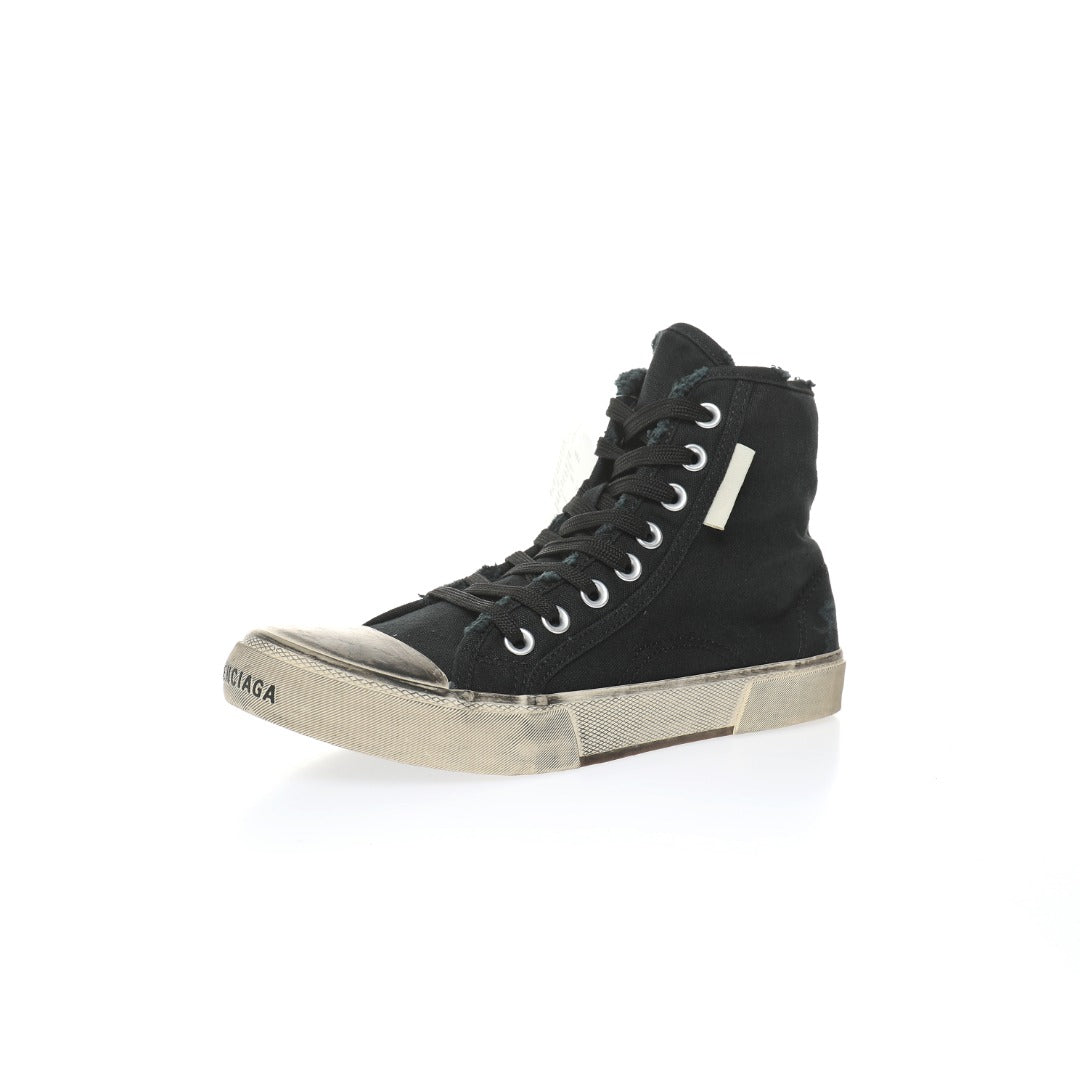 Balenciaga Distressed High-Top Sneakers