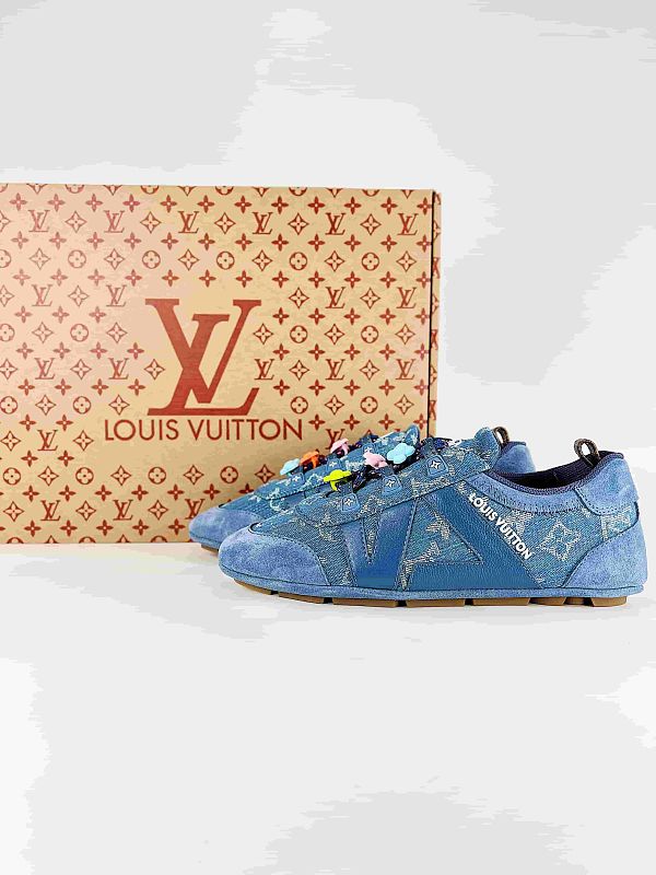 Louis Vuitton Women's Sneakerina Low-Top Sneakers