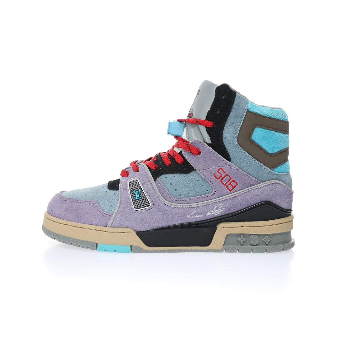 Louis Vuitton LV Trainer High-Top Sneakers