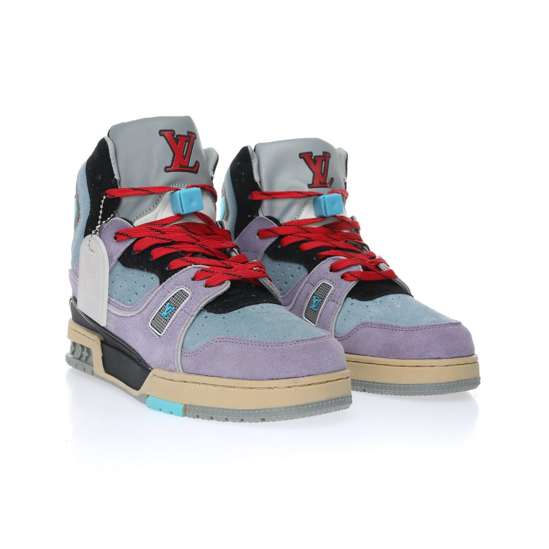 Louis Vuitton LV Trainer High-Top Sneakers