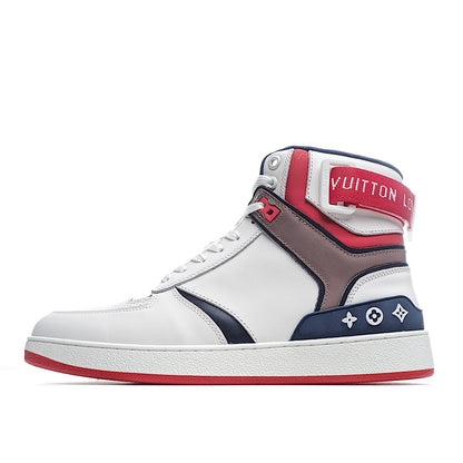 Louis Vuitton Ankle-Strap High-Top Sneakers