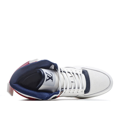 Louis Vuitton Ankle-Strap High-Top Sneakers