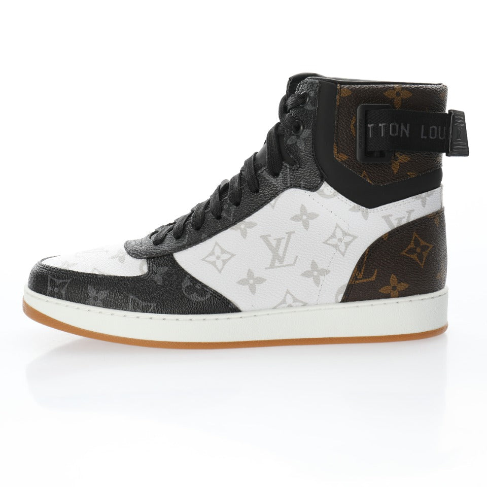 Louis Vuitton Monogram Strap High-Top Sneakers