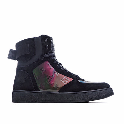 Louis Vuitton Monogram Strap High-Top Sneakers