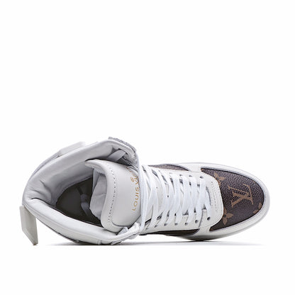 Louis Vuitton Monogram Strap High-Top Sneakers