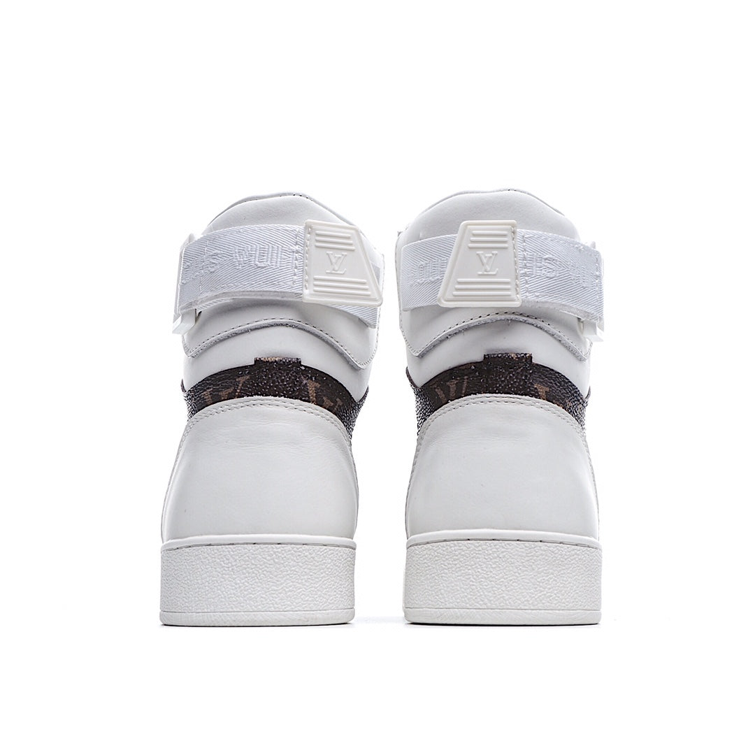 Louis Vuitton Monogram Strap High-Top Sneakers