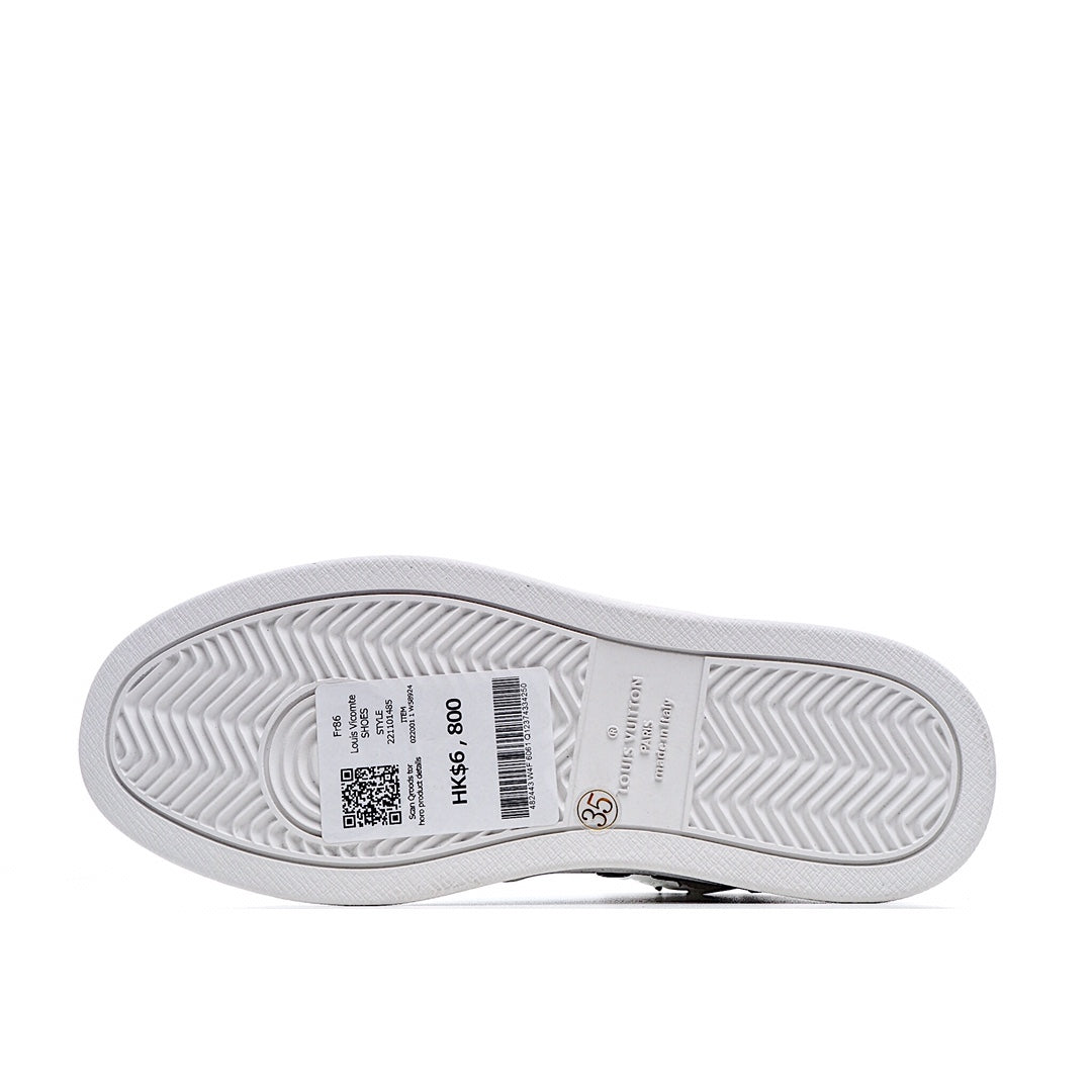 Louis Vuitton Monogram Strap High-Top Sneakers