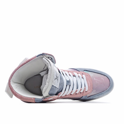 Louis Vuitton Monogram Strap High-Top Sneakers