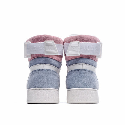 Louis Vuitton Monogram Strap High-Top Sneakers