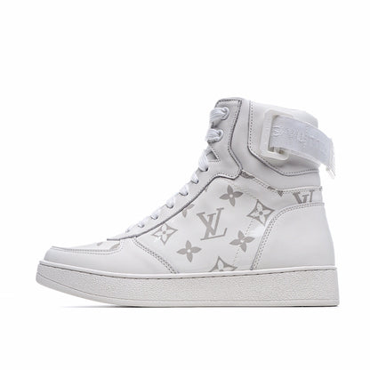 Louis Vuitton Monogram Strap High-Top Sneakers