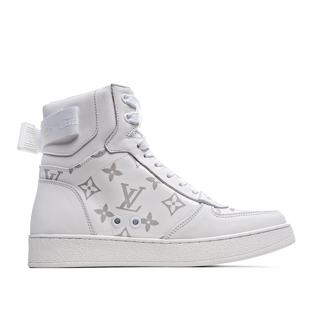 Louis Vuitton Monogram Strap High-Top Sneakers