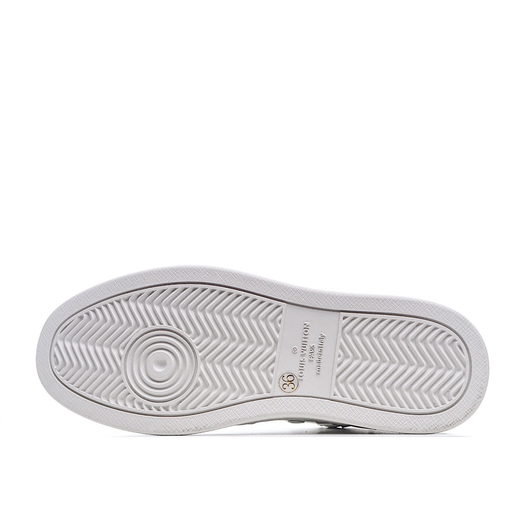 Louis Vuitton Monogram Strap High-Top Sneakers
