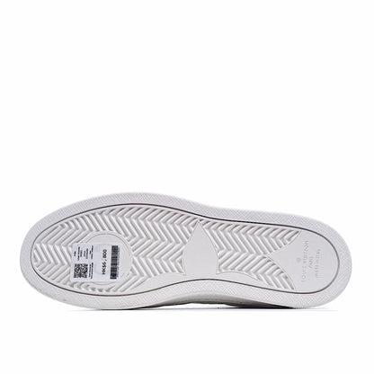 Louis Vuitton Embossed Monogram Strap High-Top Sneakers