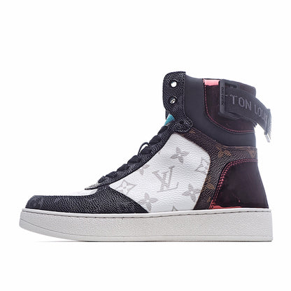 Louis Vuitton Monogram Strap High-Top Sneakers