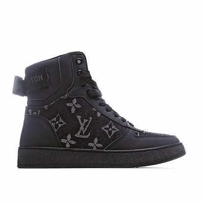 Louis Vuitton Monogram Strap High-Top Sneakers