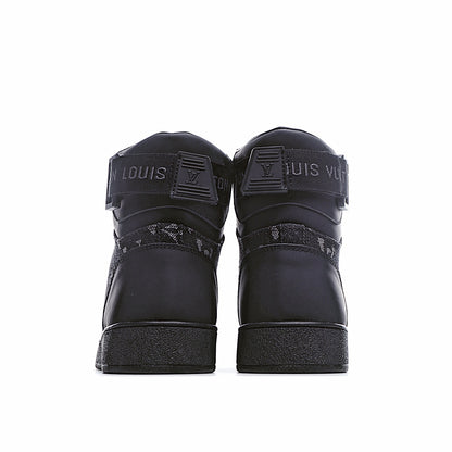 Louis Vuitton Monogram Strap High-Top Sneakers