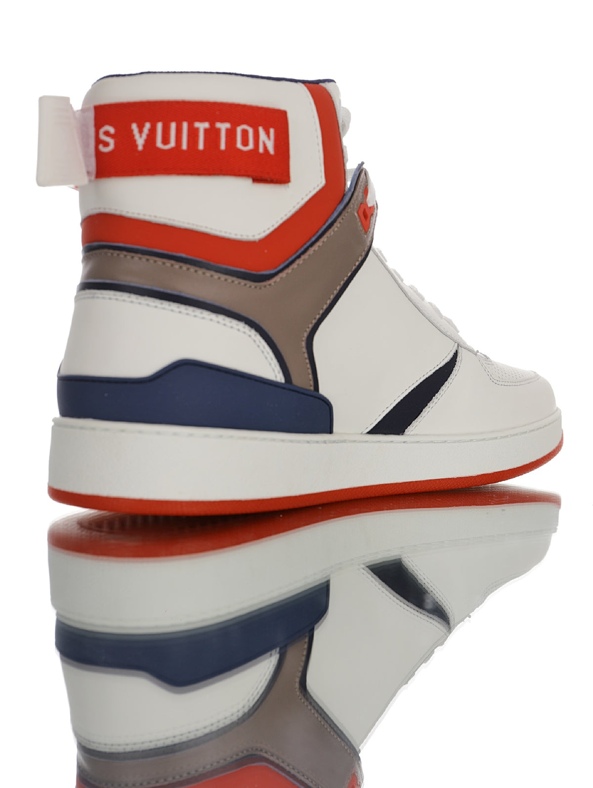 Louis Vuitton Color-Block High-Top Sneakers