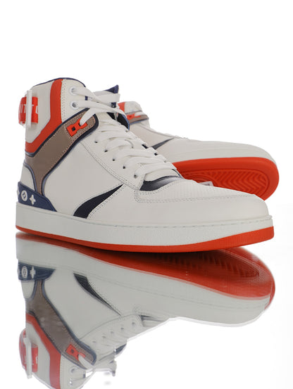 Louis Vuitton Color-Block High-Top Sneakers