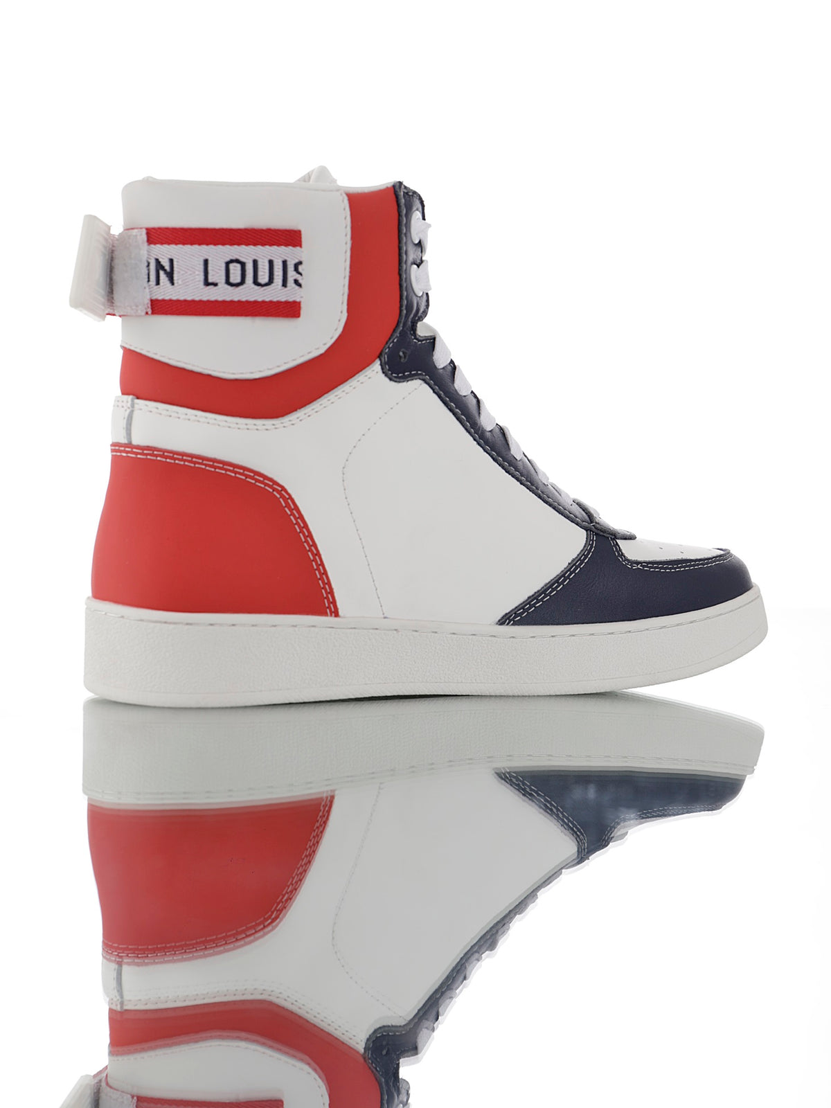 Louis Vuitton Color-Block High-Top Sneakers