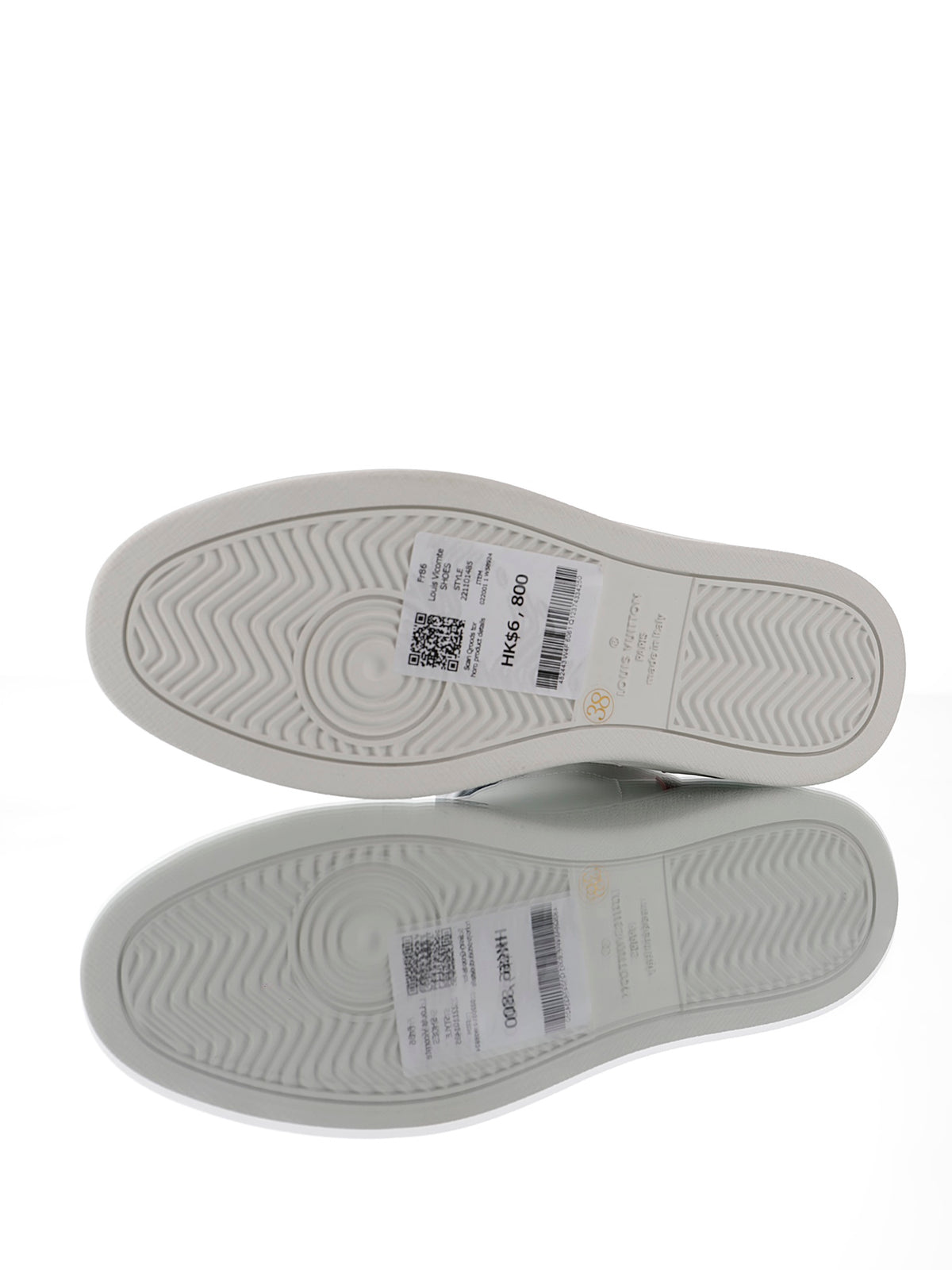 Louis Vuitton Color-Block High-Top Sneakers