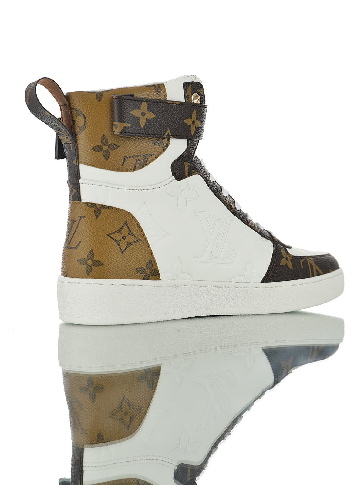 Louis Vuitton Monogram Strap High-Top Sneakers