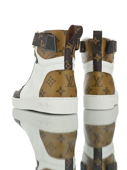Louis Vuitton Monogram Strap High-Top Sneakers