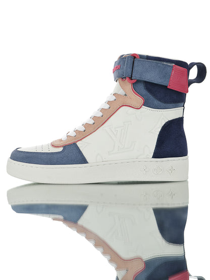 Louis Vuitton Monogram Strap High-Top Sneakers