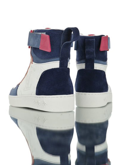 Louis Vuitton Monogram Strap High-Top Sneakers