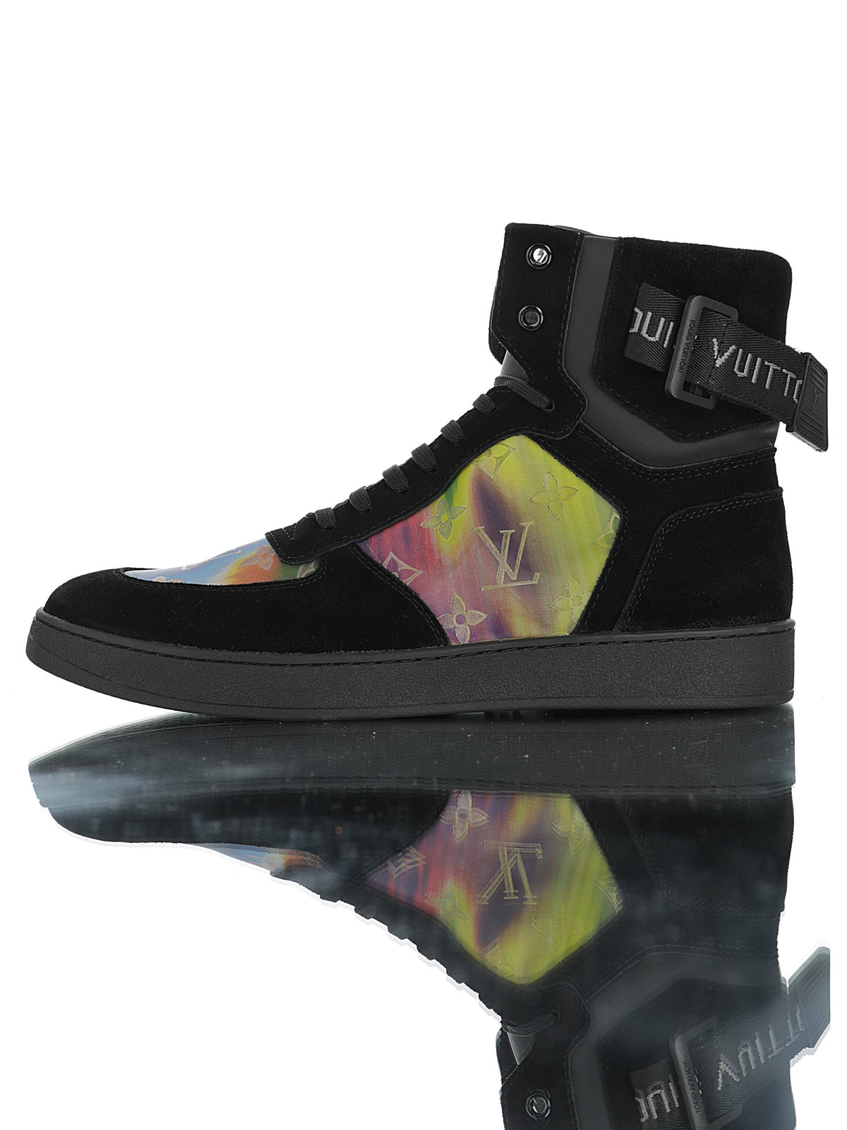 Louis Vuitton Monogram Strap High-Top Sneakers