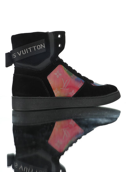Louis Vuitton Monogram Strap High-Top Sneakers