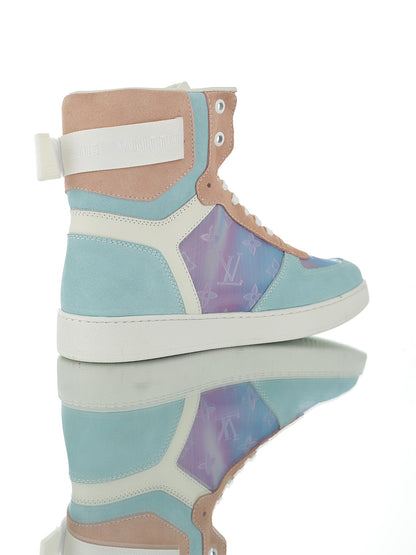 Louis Vuitton Monogram Strap High-Top Sneakers