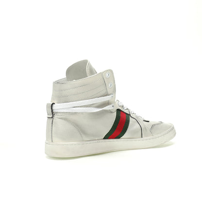Gucci Web Stripe High-Top Sneakers