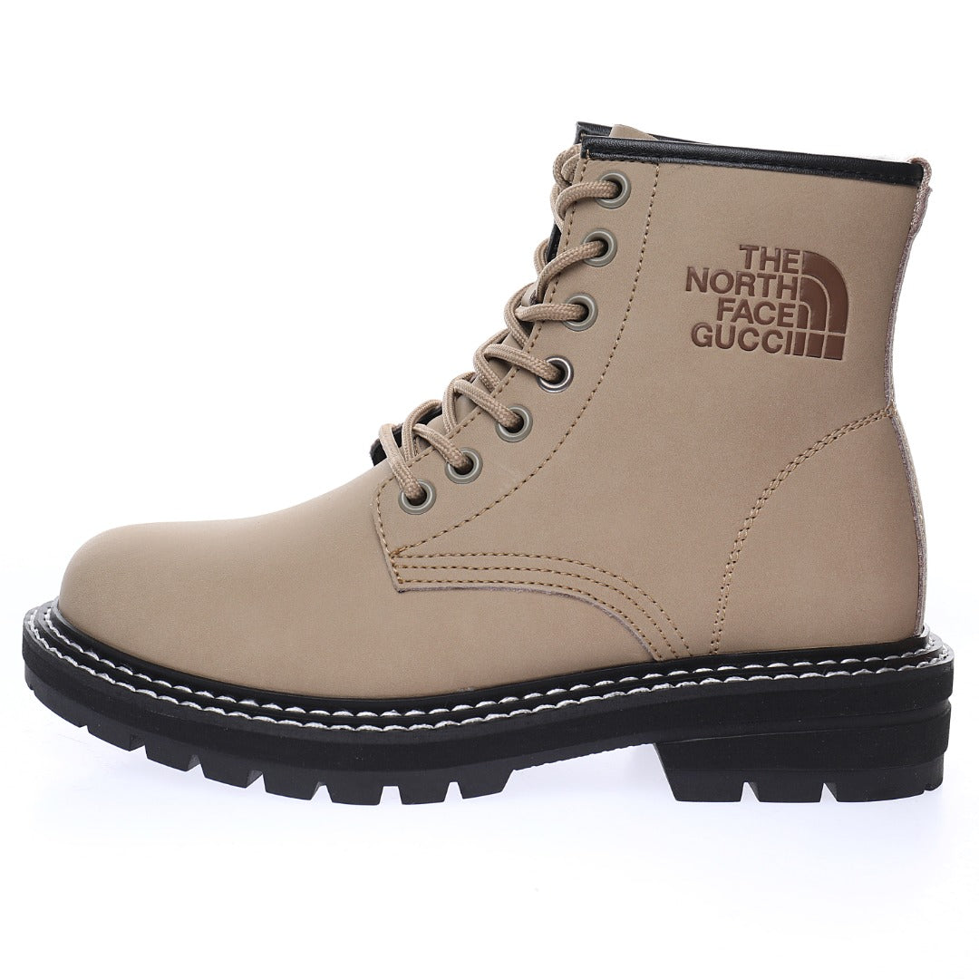 Gucci x The North Face Lace-Up Ankle Boots